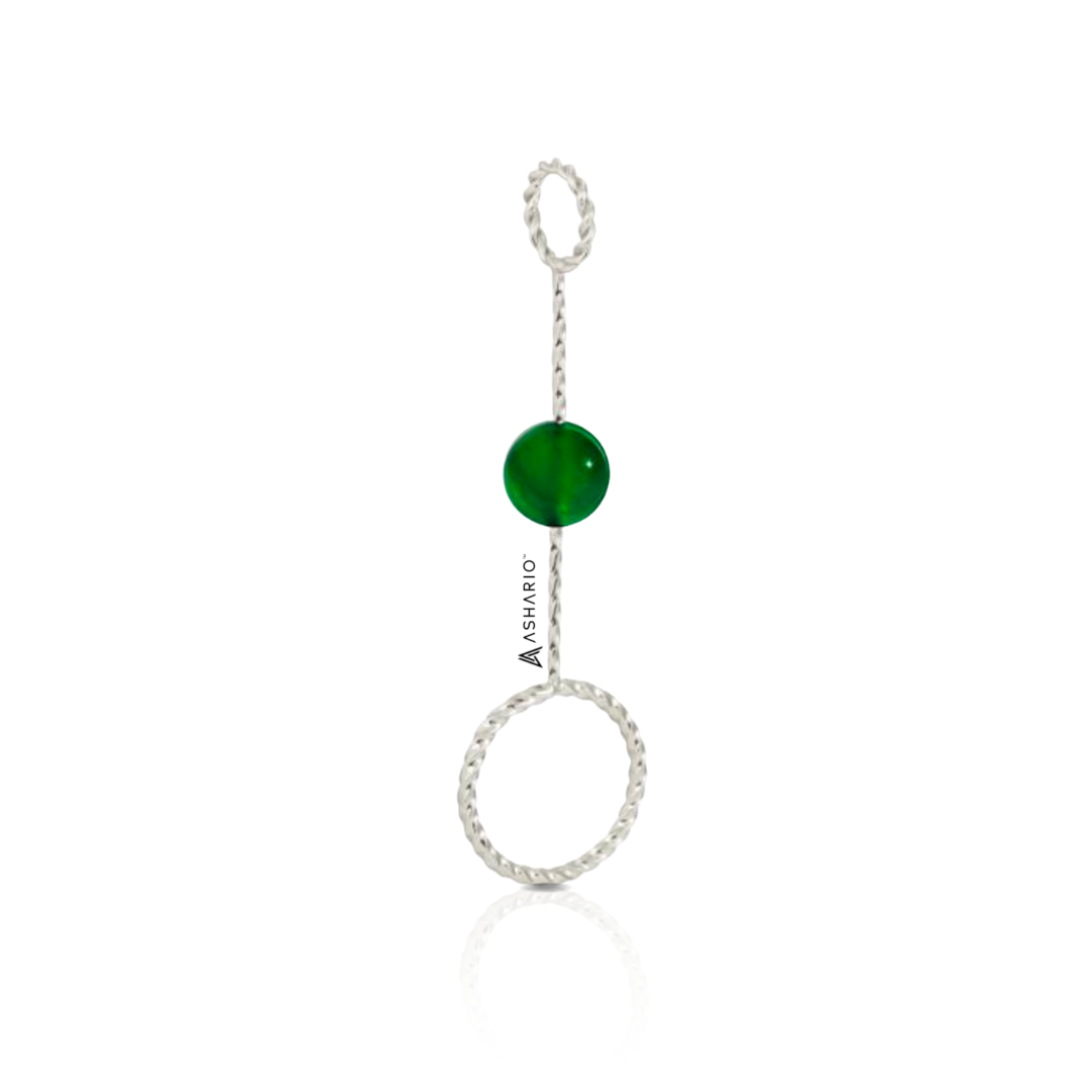 ASHARIO Pre-Roll Ring Holder - Gemstone (Single-Hoop)